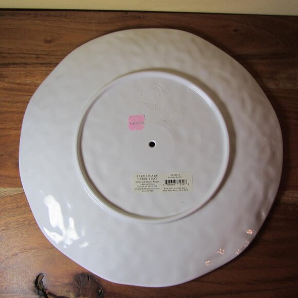 3 tier michel design works garden bunny melamine tray (W5140) - Picture 13 of 15